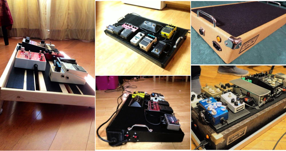 11 Ways to Make DIY Pedalboard at Home - diy pedalboard plans