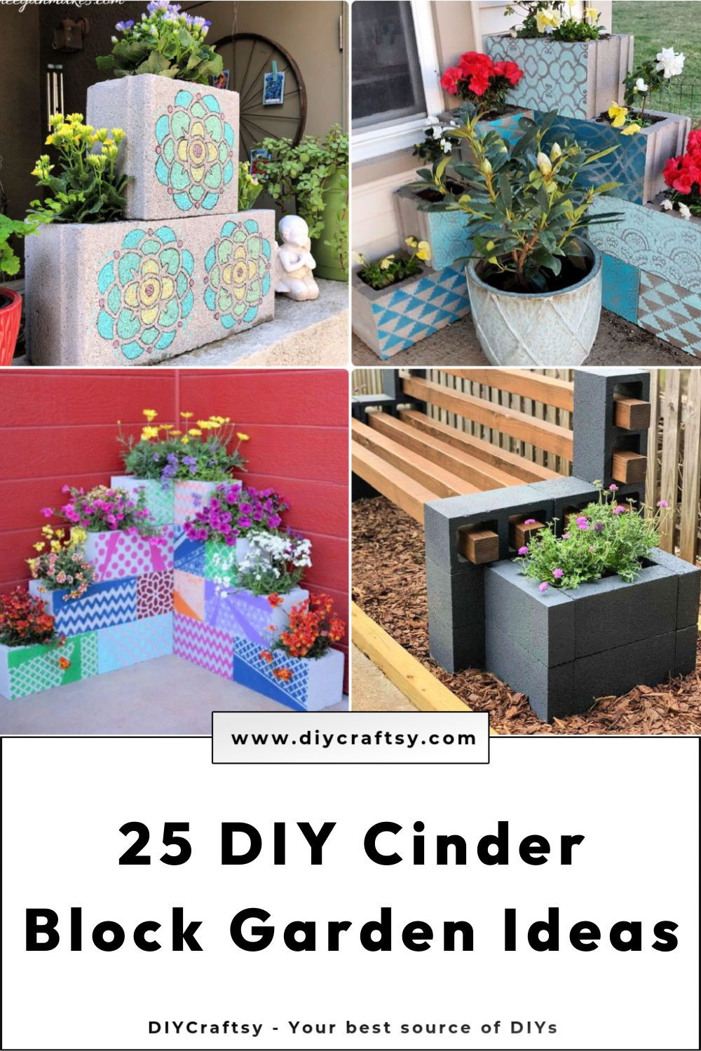 25 diy cinder block garden ideas