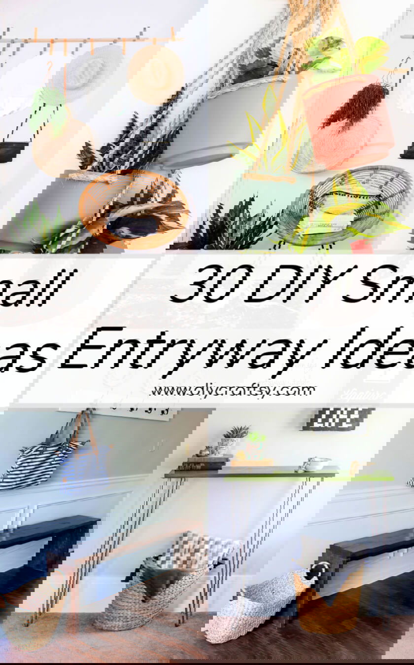 30 DIY Small Entryway Ideas