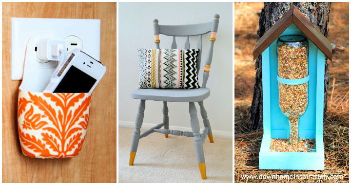 30 DIY Upcycling Ideas To Repurpose Old Stuff into Useful Home Decor