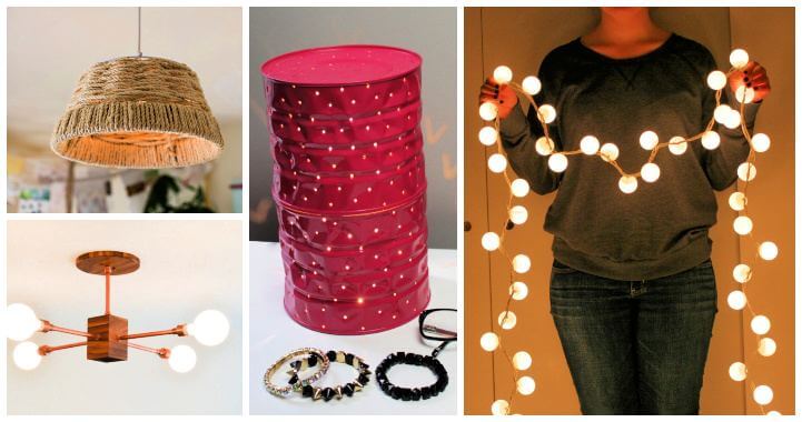36 Best DIY Indoor Lighting Ideas, DIY Home Decor Ideas, easy craft ideas, DIY crafts, DIY Home Decor Projects
