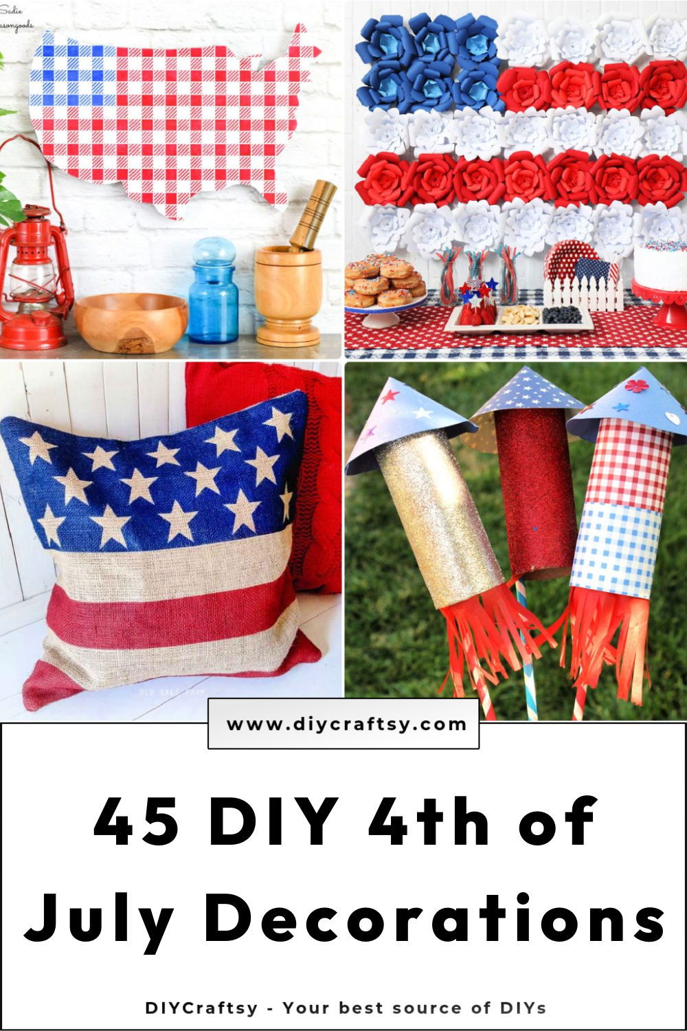 45 DIY 4th of July Decorations Ideas for a Festive Home