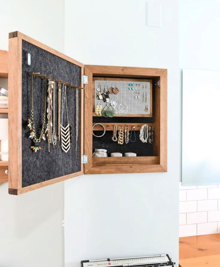 Building a Wall Jewelry Organizer