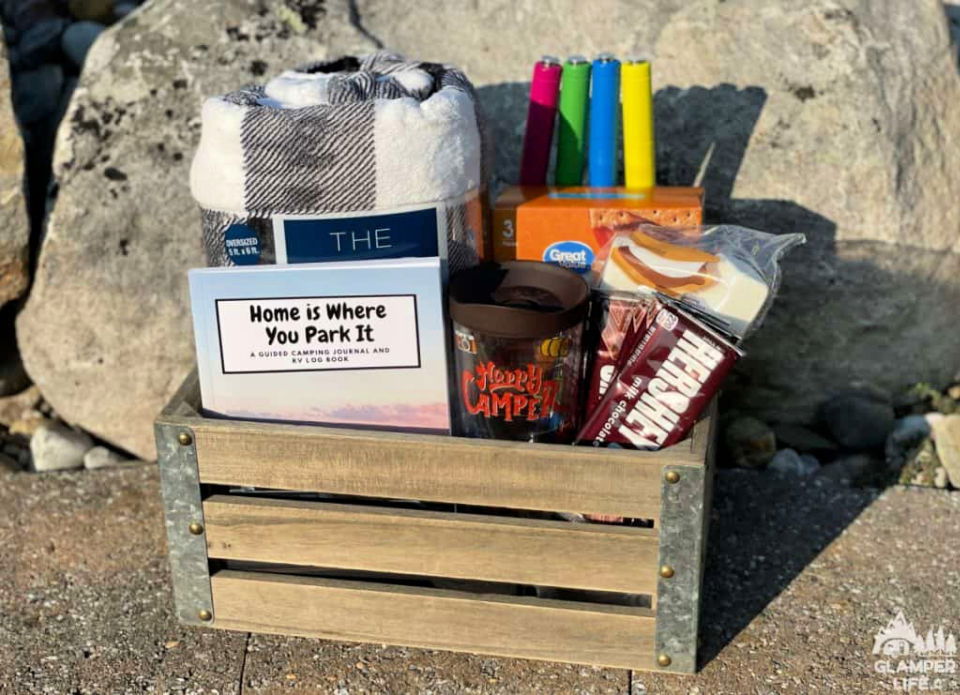 Easy DIY Campfire Gift Basket