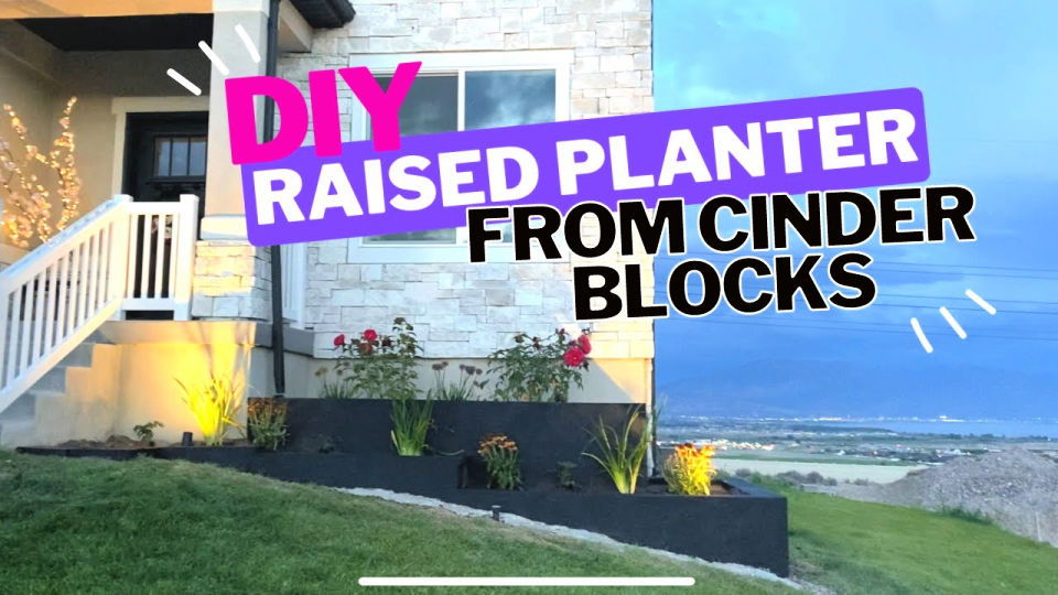 Cool Raised Planter Box From Cinder Blocks