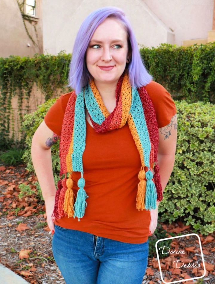 Cozy Dana Scarf Crochet Pattern
