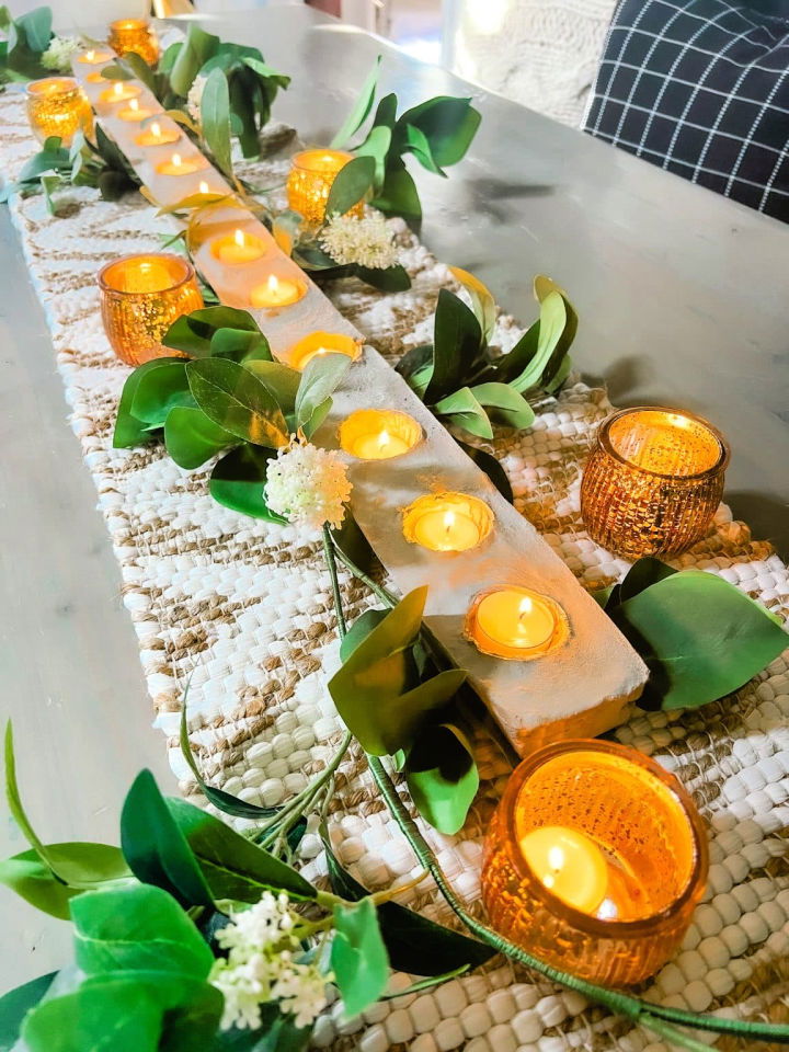 Create a Concrete Tea Light Candle Holder