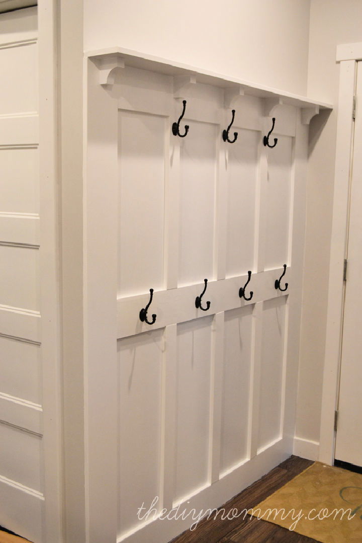 DIY Board & Batten Hook Wall