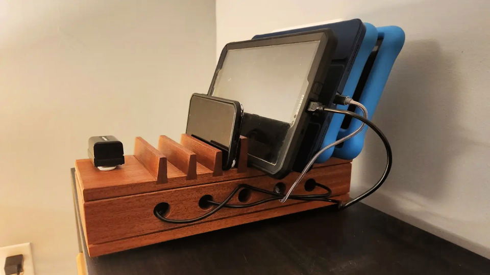 DIY Clean Up Cable Clutter With Charging Station