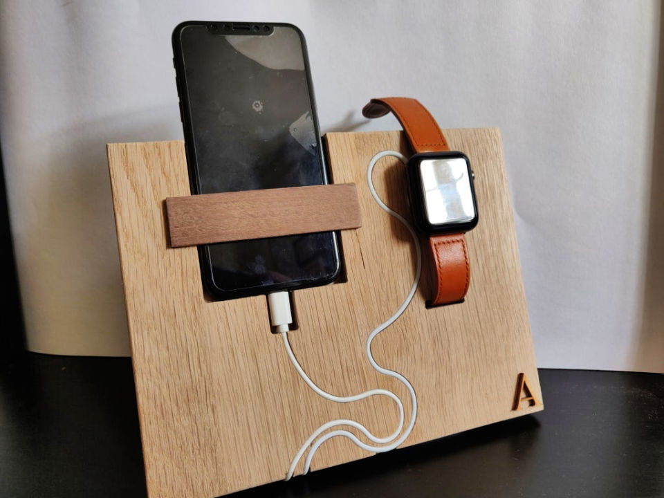 DIY Cnc Wireless Non Wireless Phone Charging Station