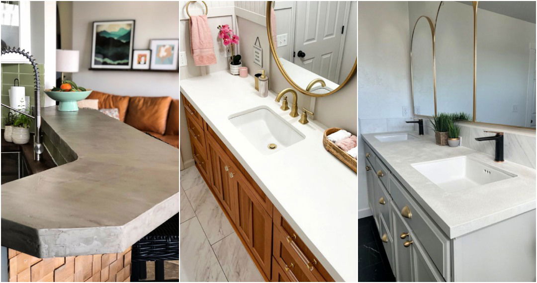 diy concrete countertops