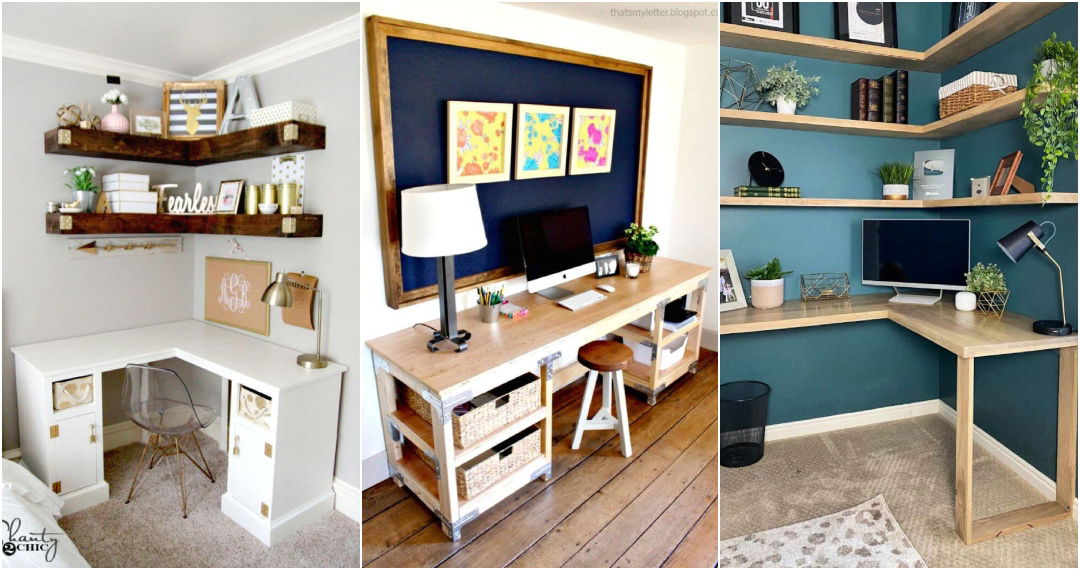 DIY corner desks