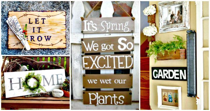 12 Homemade DIY Garden Signs to Make