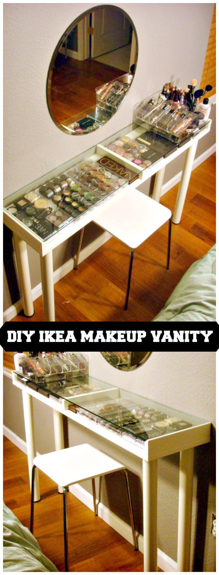 IKea makeup vanity