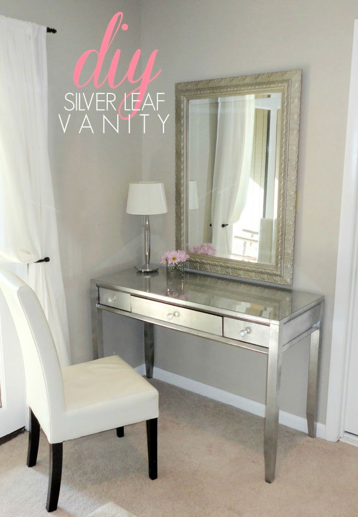 DIY easy makeup vanity makeover