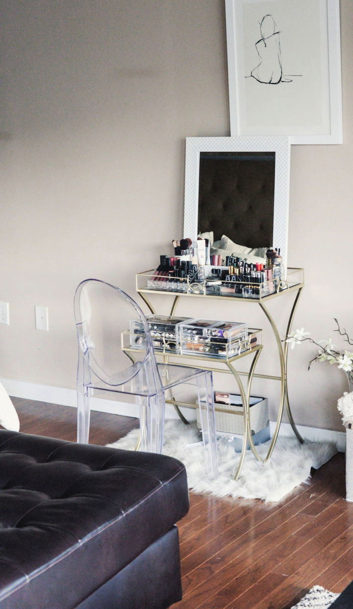 makeup vanity tutorial