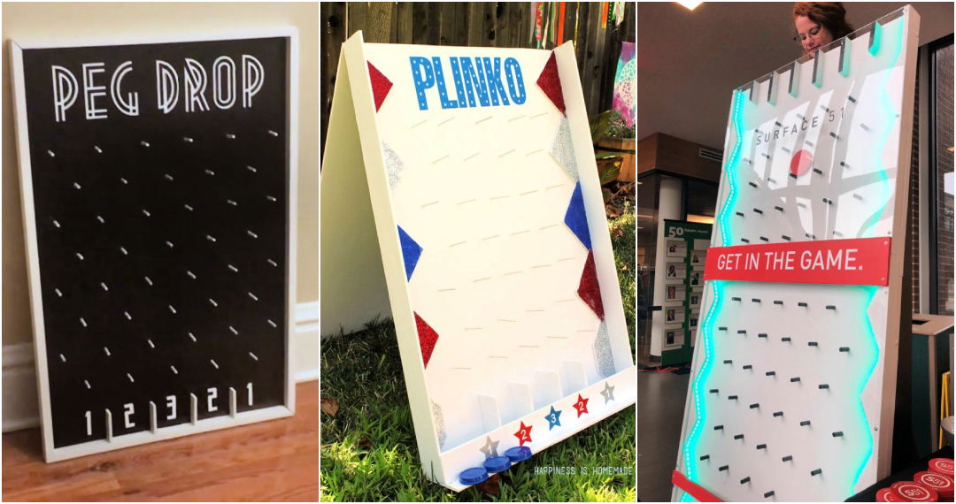DIY plinko boards