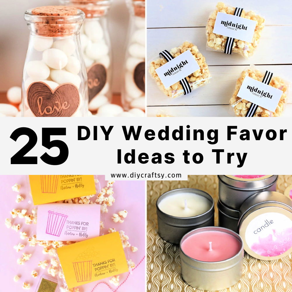 diy wedding favor ideas