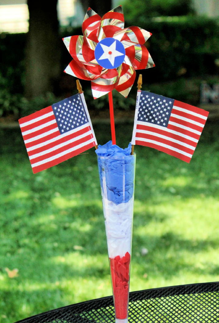 Easy DIY Patriotic Table Decor