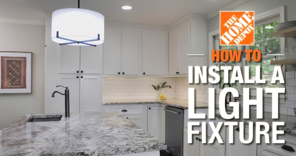 easy steps to install a light fixture