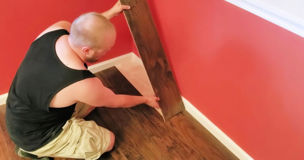 easy way to cut laminate flooring