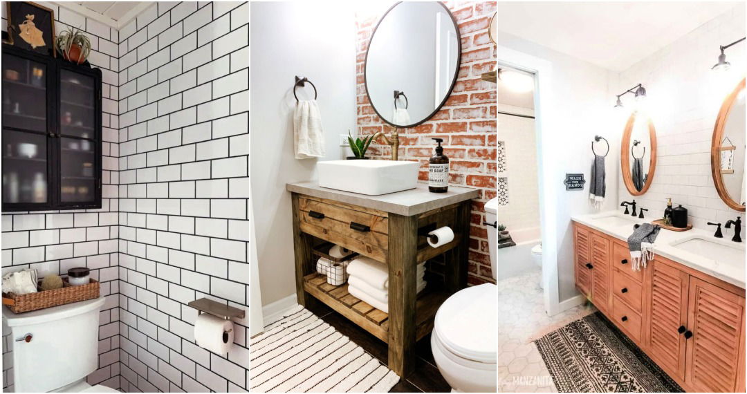 farmhouse bathroom decor