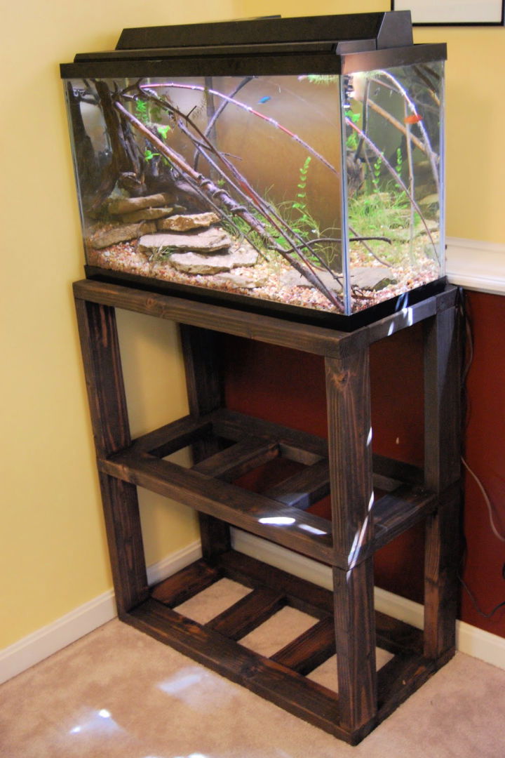 Free Aquarium Stand Woodworking Plan