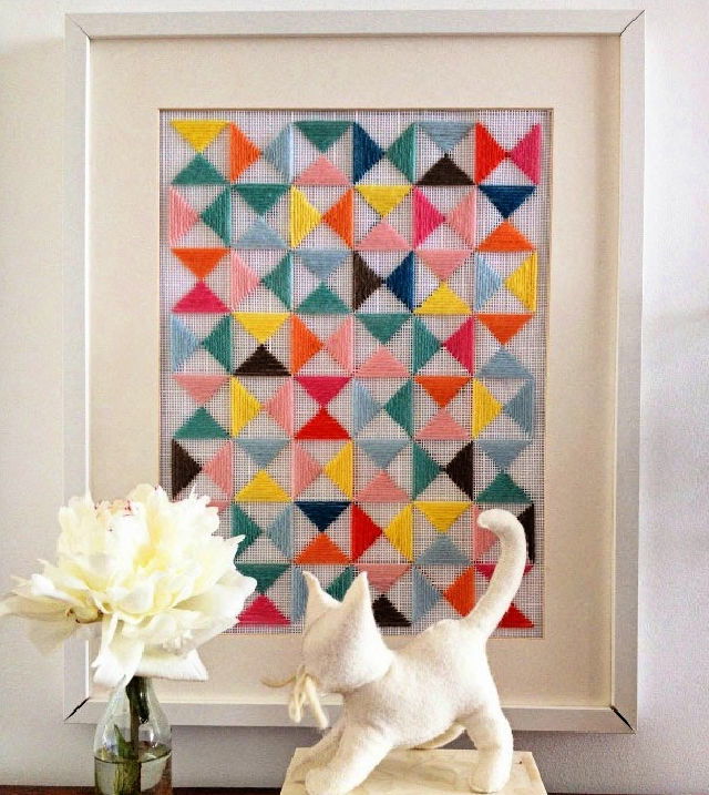 Fresh Geometric Embroidery Pattern