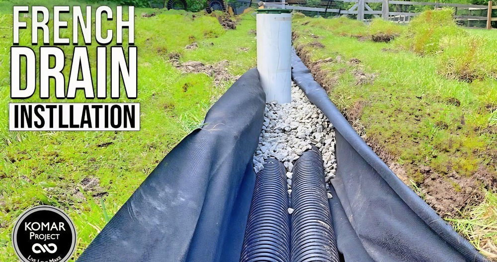 how to make a french drain system