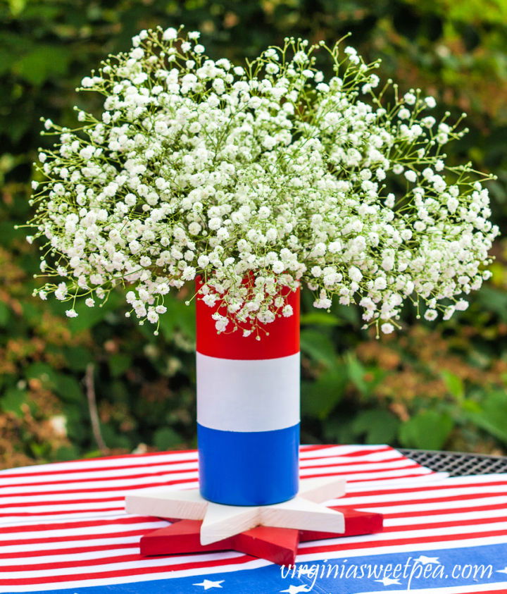 How to Make a Patriotic Vase