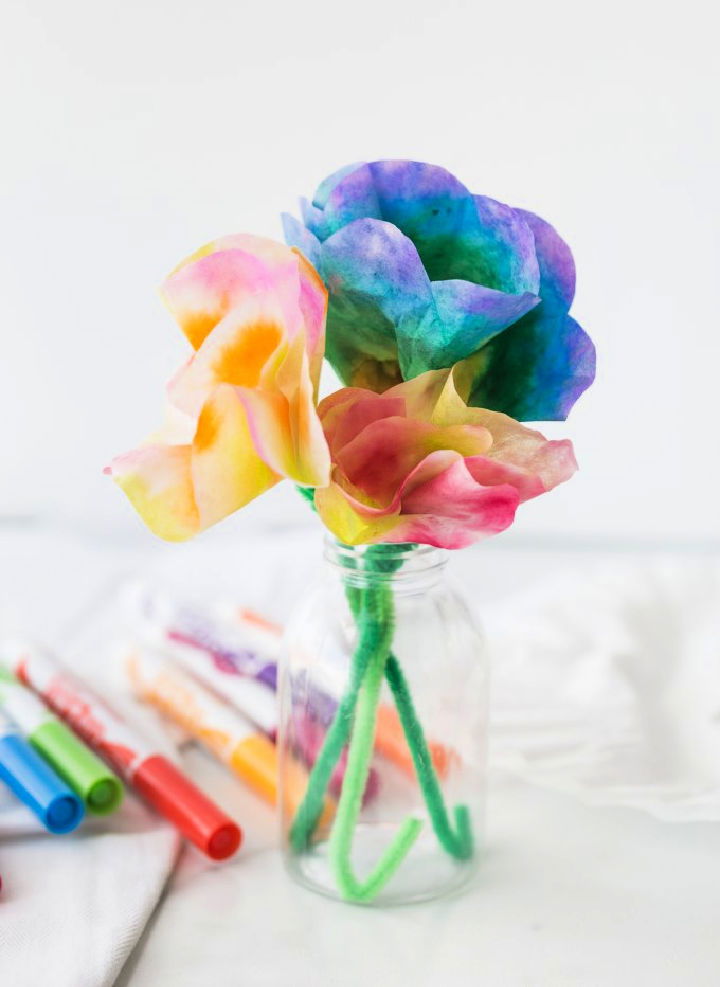 How to Make Coffee Filter Flowers