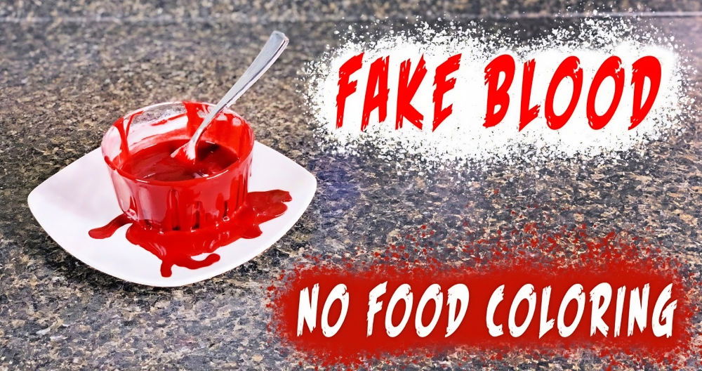 how to make fake blood