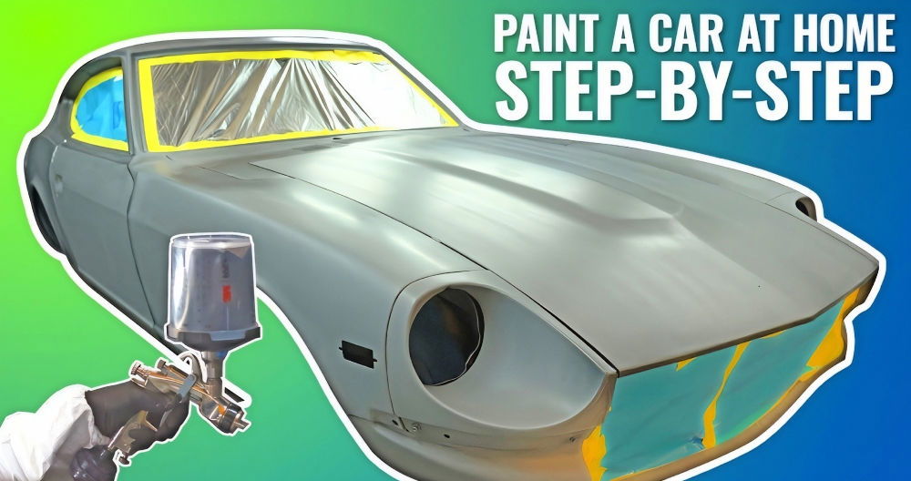 how to paint a car at home