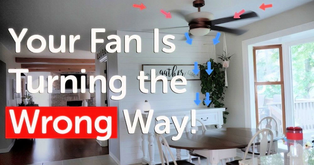 how to set ceiling fan direction