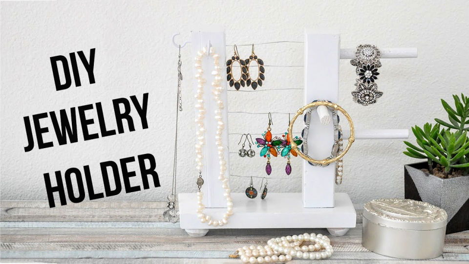 Jewelry Holder Using Scrap Wood