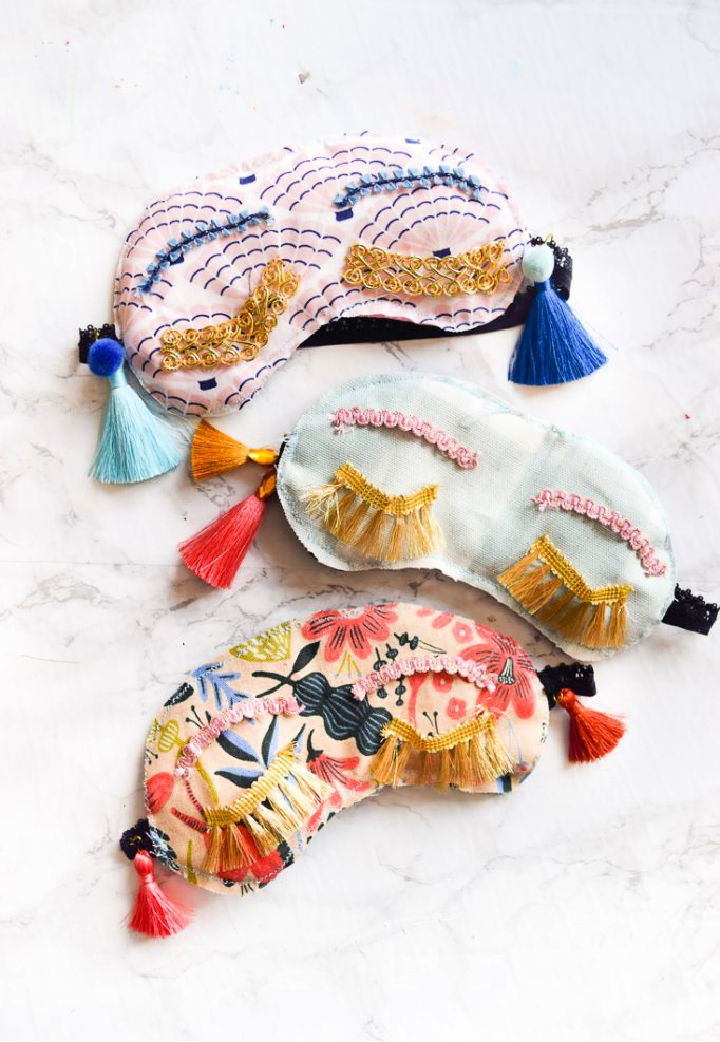 Make a Holly Golightly Sleep Masks