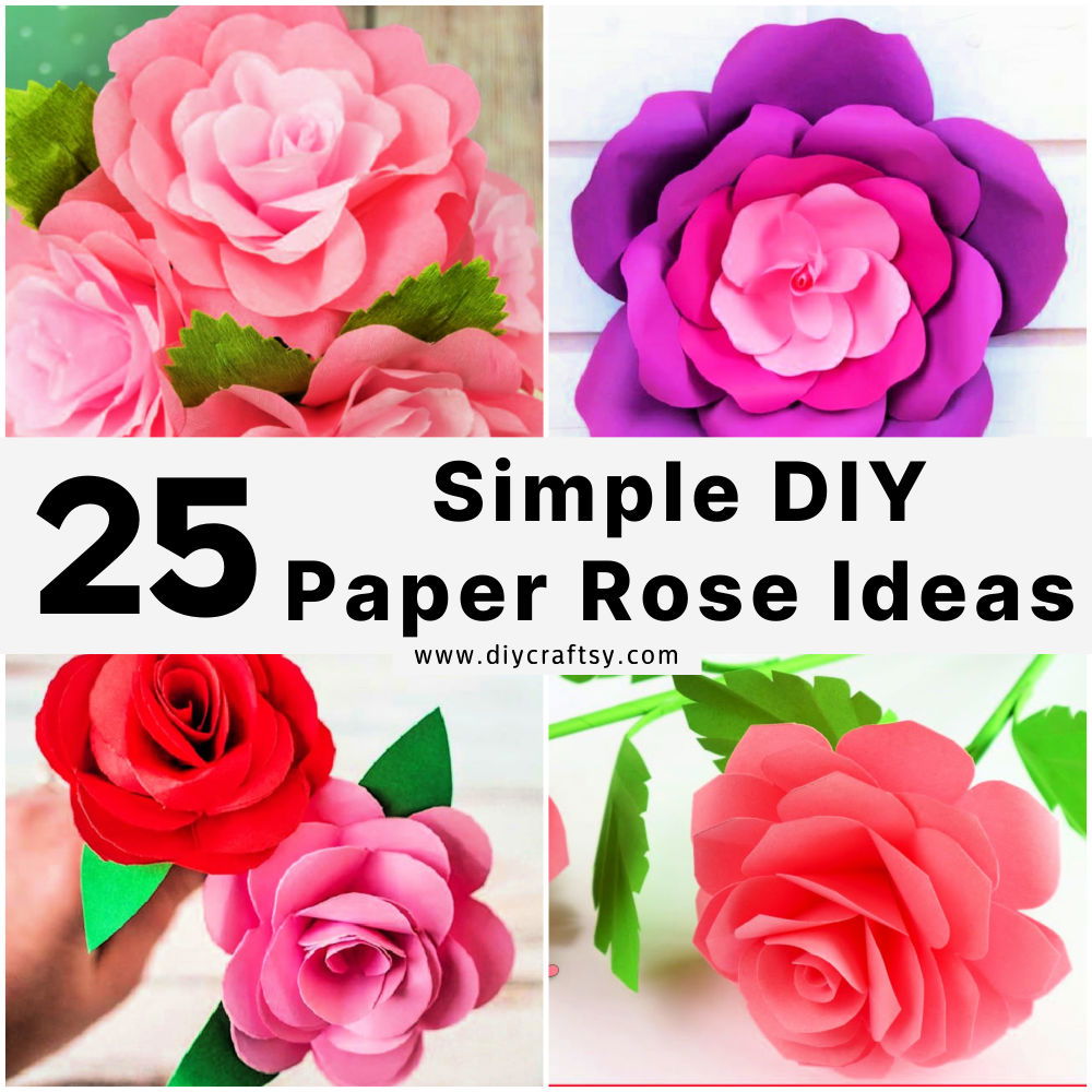 make paper roses