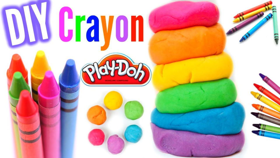 Make Play Dough Out of Crayons