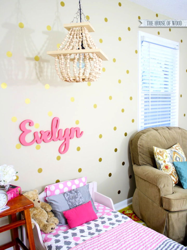 Making a Beaded Light Fixture