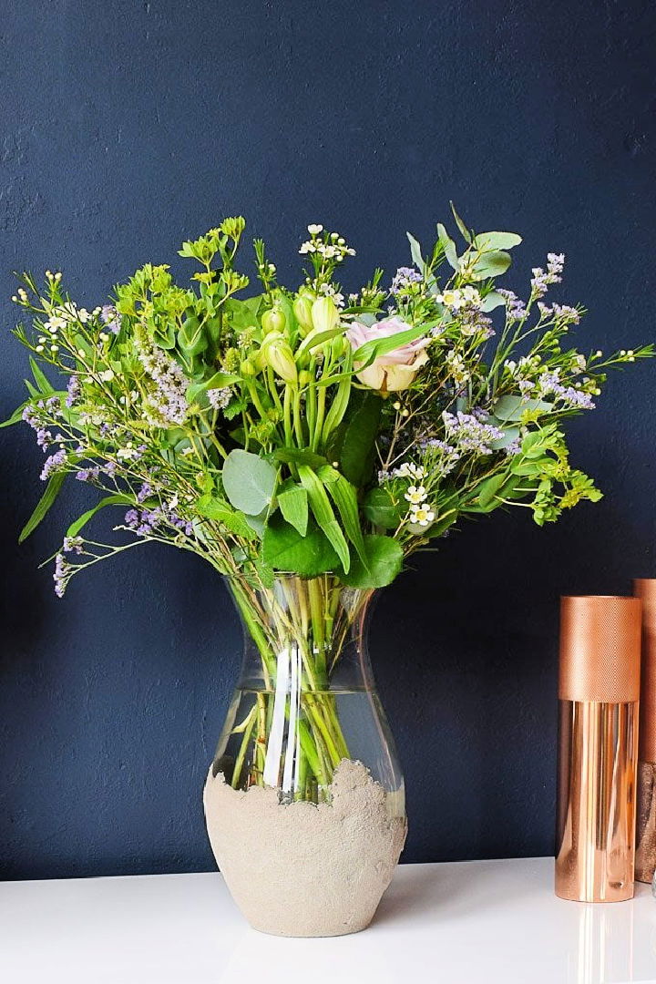 Making a Concrete Dipped Vase