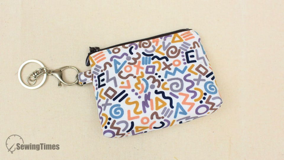 Making a Keyring Zipper Pouch