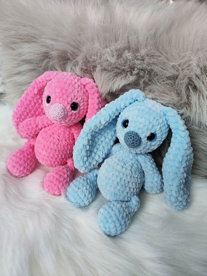 One Skein Crochet Chenille Bunny Pattern