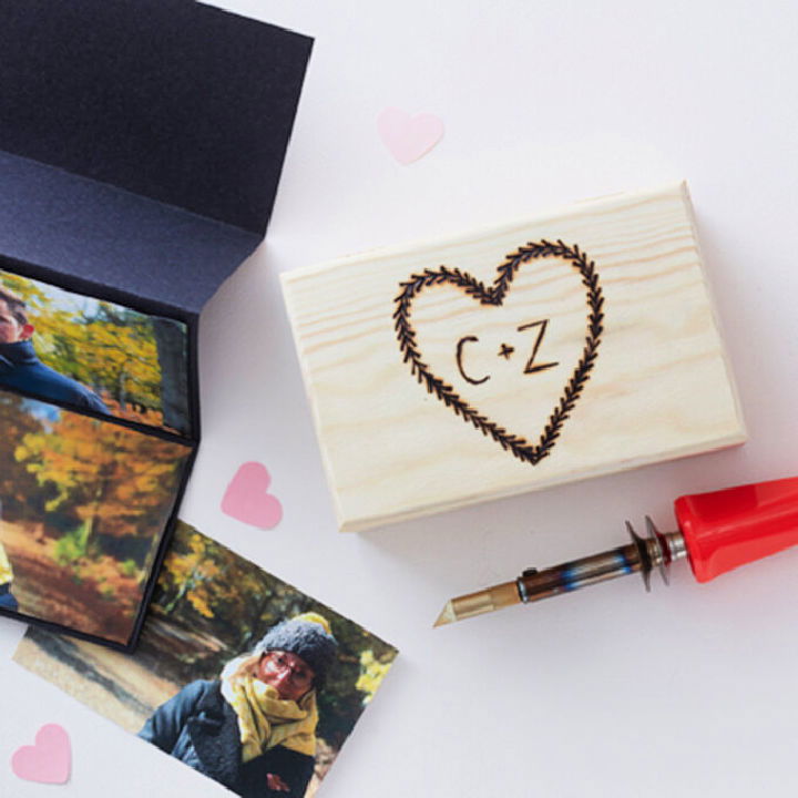 Personalised Pyrography Gift Box