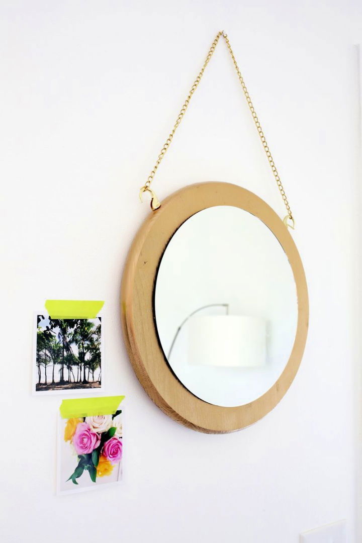 Simple Circle Chain Mirror