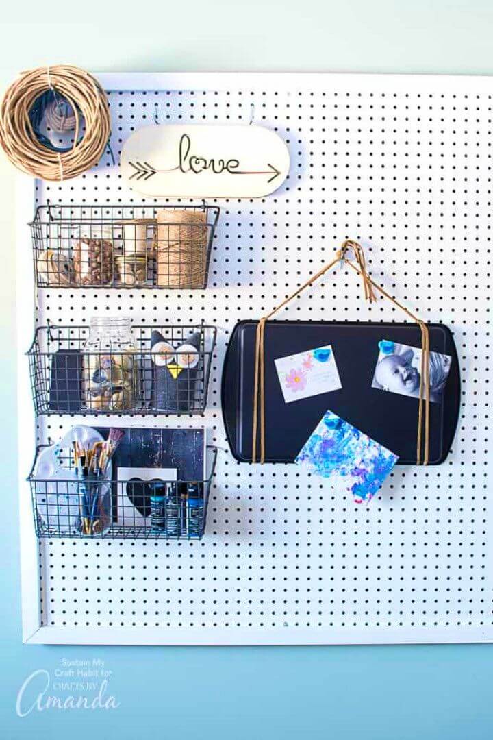 Simple DIY Cookie Sheet Magnetic Board