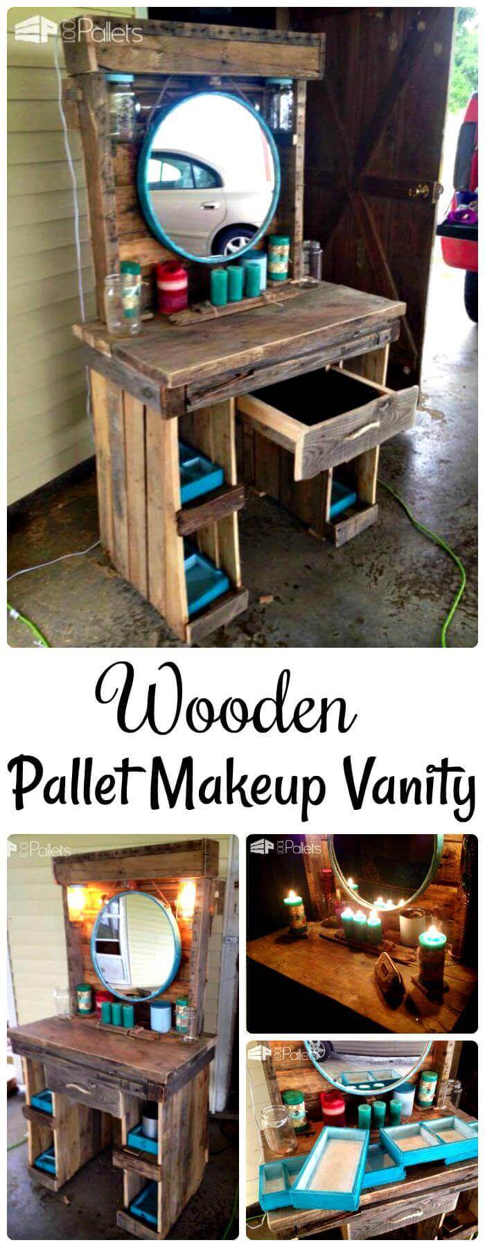 pallet makeup vanity
